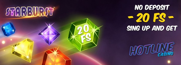 Бездепозитный бонус за регистрацию в HotLine казино
